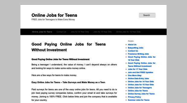 jobsforteenager.com