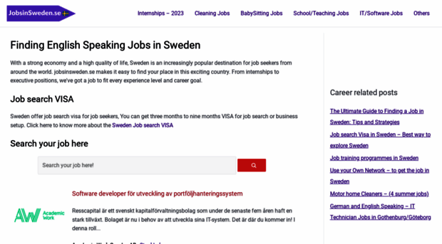 jobsinsweden.se