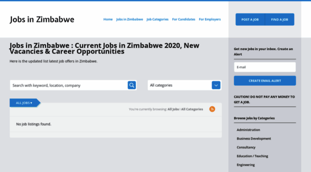 jobsinzimbabwe.com