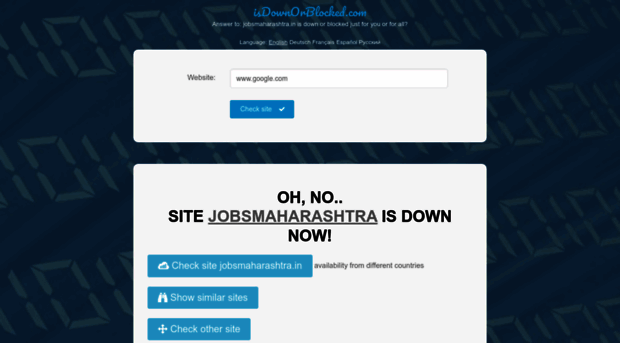 jobsmaharashtra.in.isdownorblocked.com