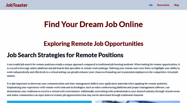 jobtoaster.com
