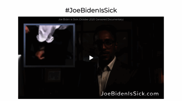 joebidenissick.com