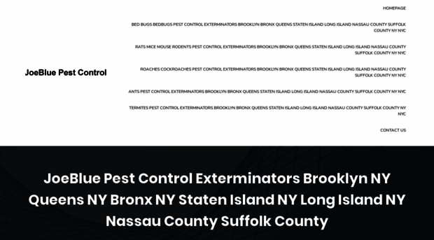 joebluepestcontrol.com