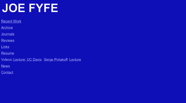 joefyfe.com