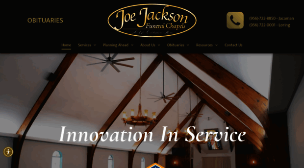 joejacksonfuneralchapels.com