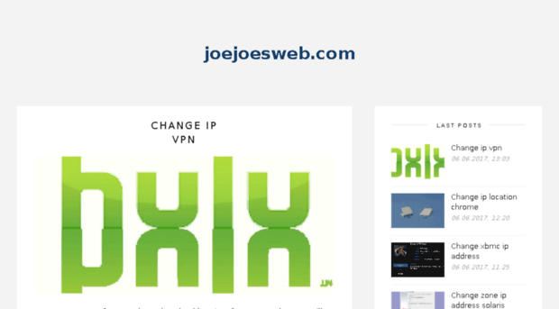 joejoesweb.com