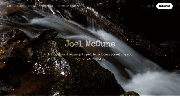 joel-mccune-personal.ghost.io