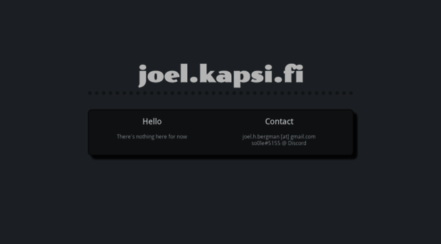 joel.kapsi.fi