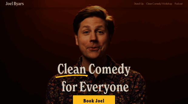 joelbyarscomedy.com