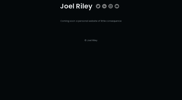 joelriley.com