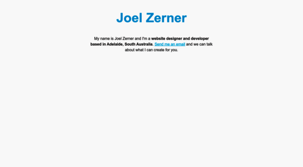 joelzerner.com.au