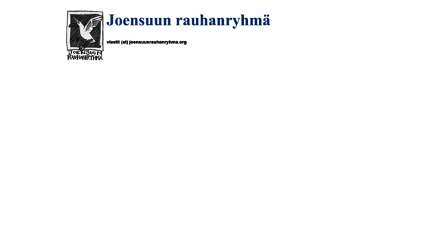 joensuunrauhanryhma.org