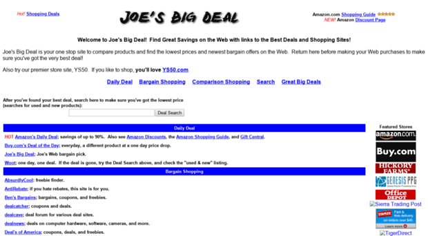 joesbigdeal.com