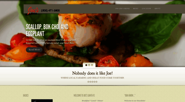 joesdining.com