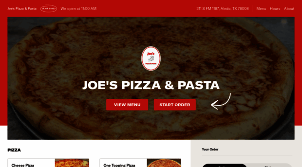 joespizzaandpastamenu.com