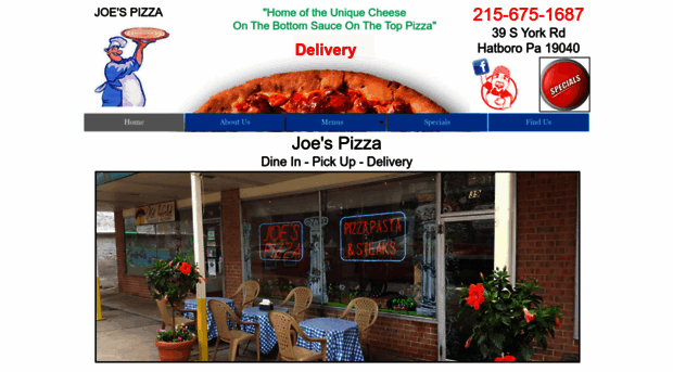 joespizzahatboro.com