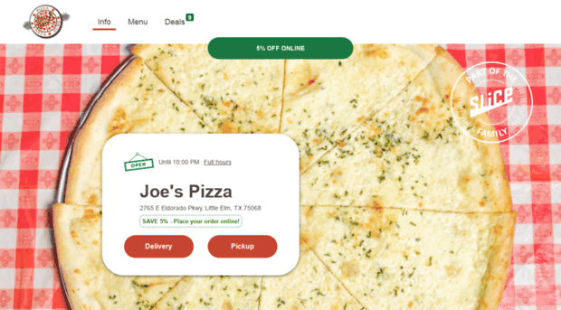 joespizzaoflittleelm.com