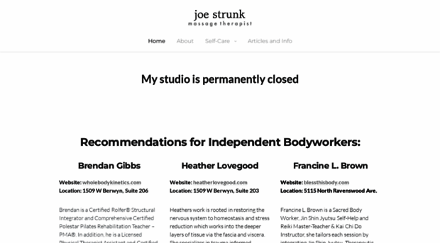 joestrunkmassage.com