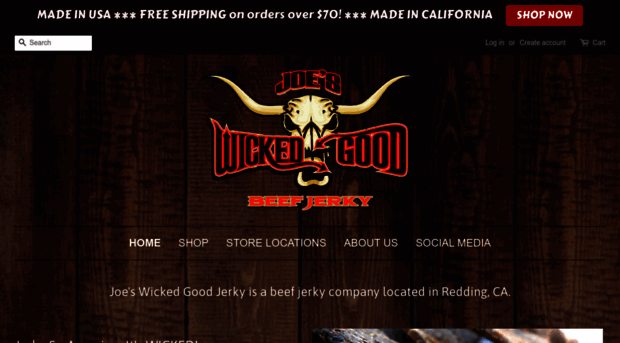 joeswickedgoodjerky.com