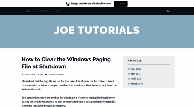 joetutorials.wordpress.com