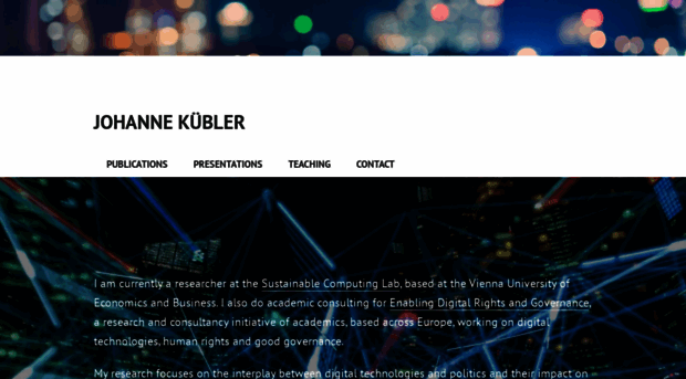 johannekuebler.net