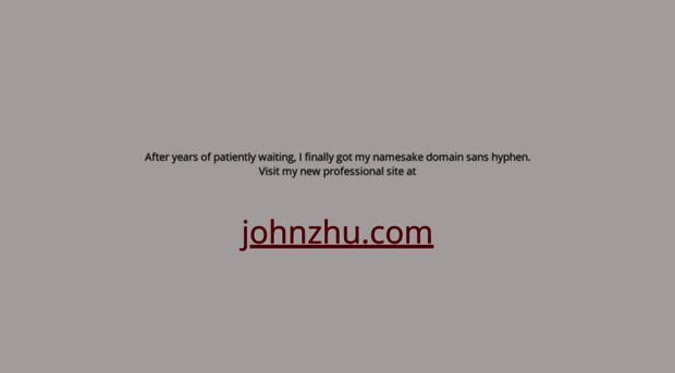 john-zhu.com