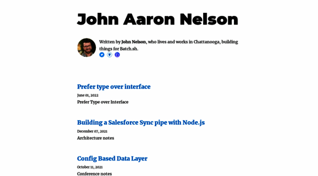 johnaaronnelson.com