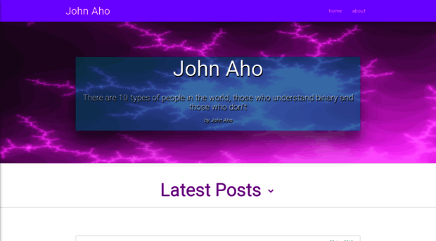 johnaho.com