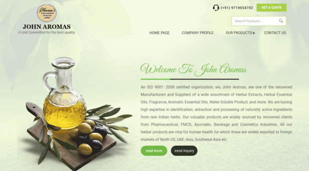 johnaromas.in