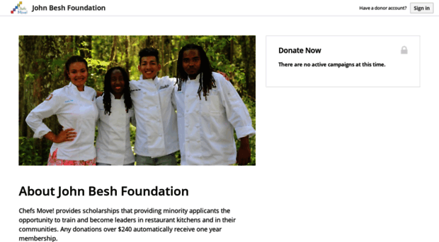 johnbeshfoundation.kindful.com