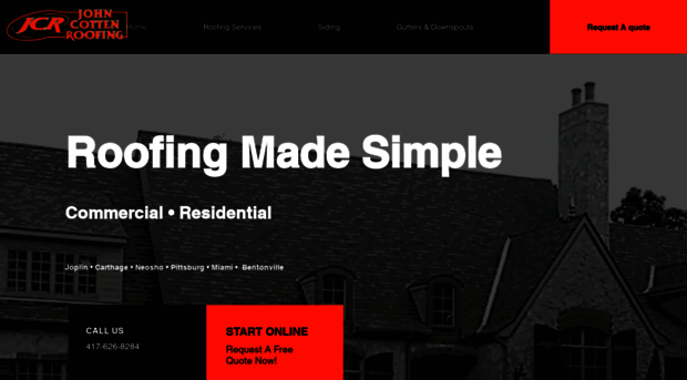 johncottenroofing.com