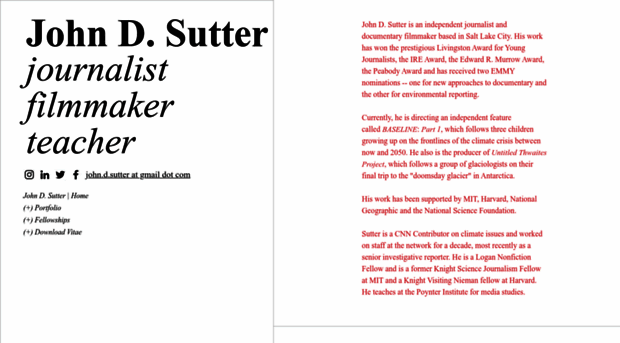 johndsutter.com