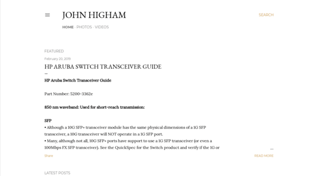 johnhigham.com