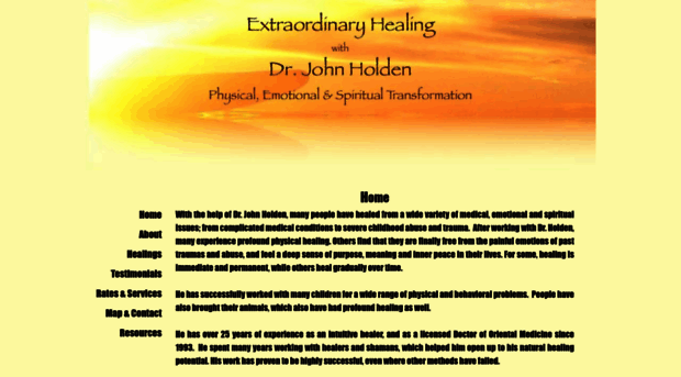 johnholdenhealing.com