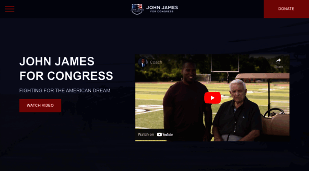 johnjamesforsenate.com