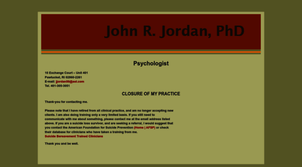 johnjordanphd.com