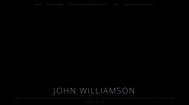 johnjosephwilliamson.com