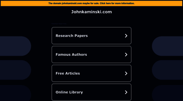 johnkaminski.com