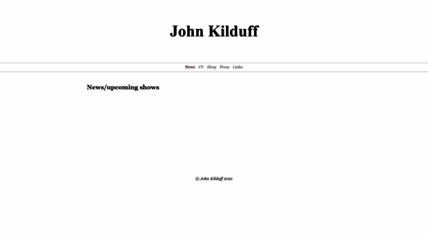 johnkilduff.com