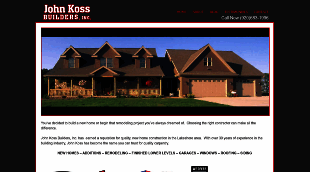 johnkossbuilders.com