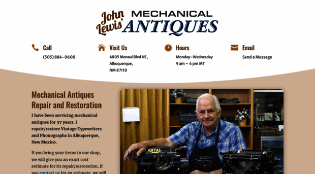 johnlewismechanicalantiques.com