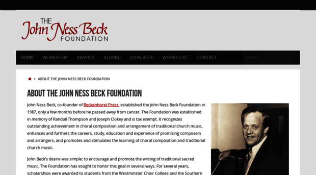 johnnessbeckfoundation.org