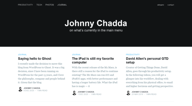 johnny.chadda.se