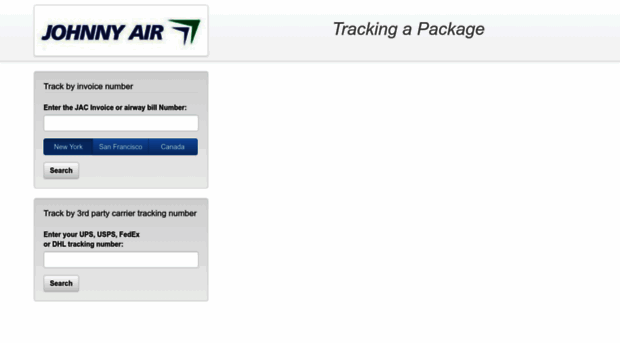 johnnyaircargotracking.com