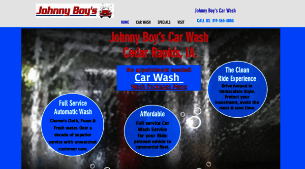 johnnyboyscarwash.com