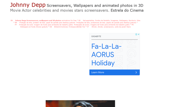 johnnydepp.pages3d.net
