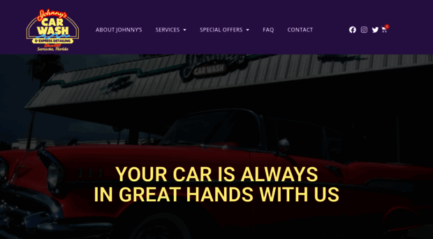 johnnys-car-wash.com