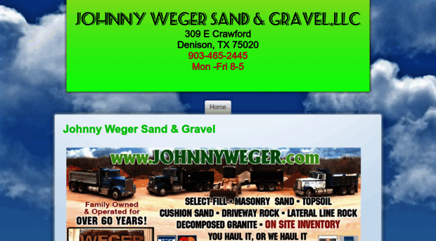 johnnywegersandandgravel.com