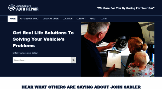 johnsadlersautorepair.com