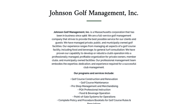 johnsongolfmanagement.com